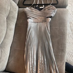 A.L.C Silver Dress with cut out